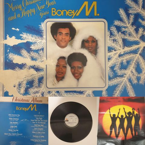 VINTAGE/RETRO LP-VINYL "BONEY M/CHRISTMAS ALBUM 1981"