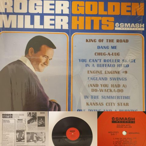 VINTAGE/RETRO LP-VINYL "ROGER MILLER/GOLDEN HITS "