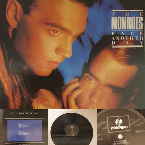 VINTAGE/RETRO LP-VINYL "THE MONROES/FACE ANOTHER DAY 1985"