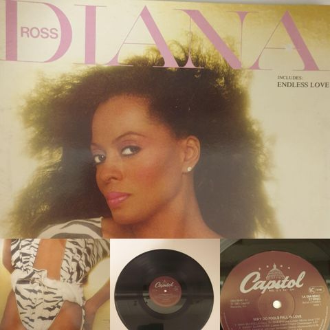 VINTAGE/RETRO LP-VINYL "DIANA ROSS/WHY DO FOOLS FALL IN LOVE 1981"