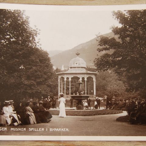 Postkort, Bergen 1912