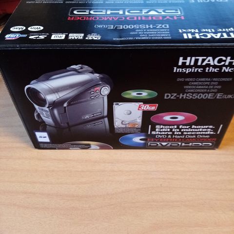 Hitachi Hybridkamera type DZ-HS500E Videokamera