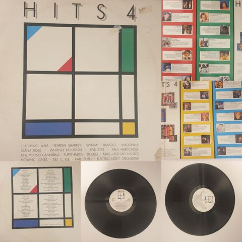  VINTAGE/RETRO LP-VINYL DOBBEL"HITS 4 1986"