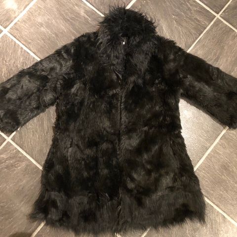 Faux fur jakke