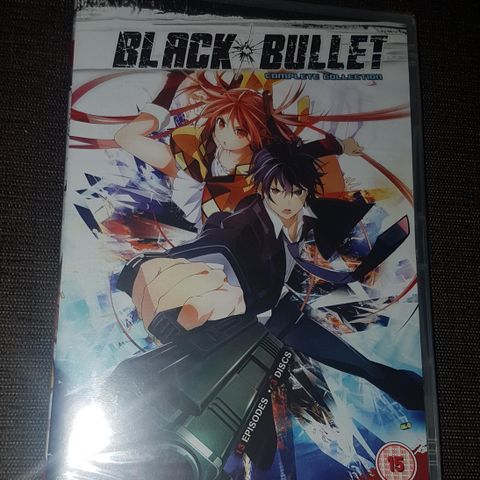 Black Bullet Complete Collection Anime Dvd selges!