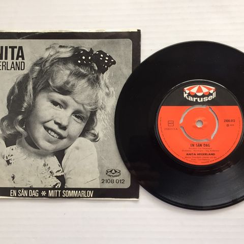 ANITA HEGERLAND / EN SÅN DAG - 7" VINYL SINGLE