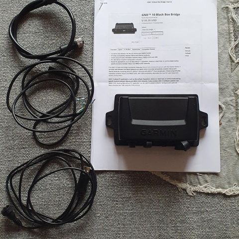 Garmin Gnd 10 black box bridge.