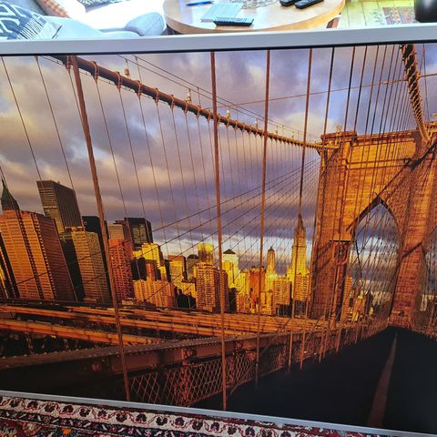 Brooklyn Bridge 140 x 100 innrammet