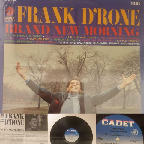 VINTAGE/RETRO LP-VINYL "FRANK D'RONE/BRAND NEW MORNING 1968"