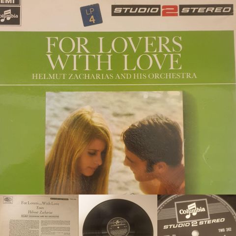 VINTAGE/RETRO LP-VINYL "FOR LOVERS WITH LOVE/HELMUT ZACHARIAS 1968"