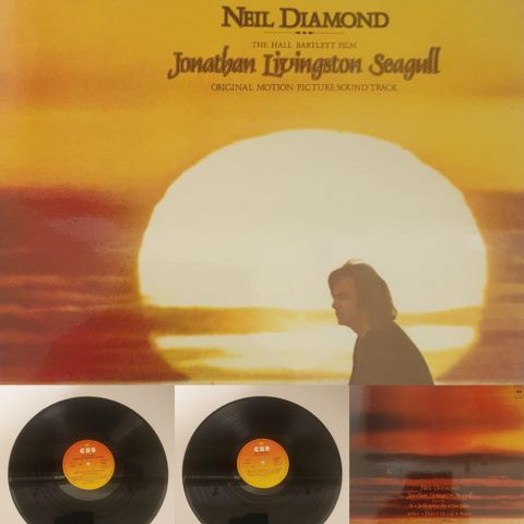 VINTAGE/RETRO LP-VINYL DOBBEL "NEIL DIAMOND/JONATHAN LIVINGSTON SEAGULL "