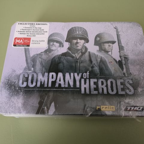 Company of Heroes - Big Box Collector's Edition for PC - delvis fabrikkforseglet