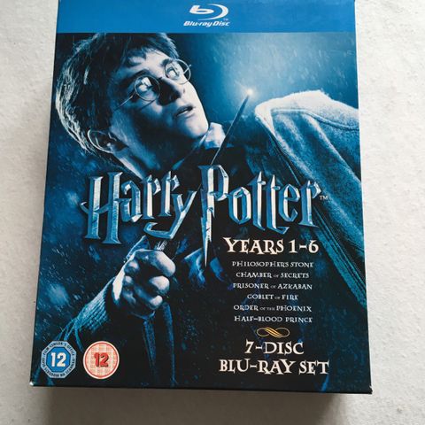 Harry Potter Years 1-6 7-Disc Blu-ray set