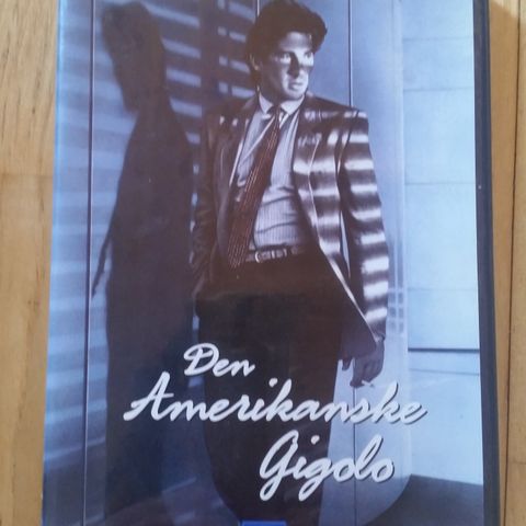 Den Amerikanske Gigolo. DVD. ( Richard Gere)