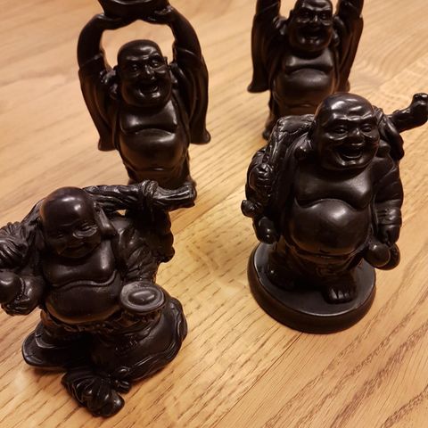 Buddha figur 4 stk. selges  pris for 4 stk