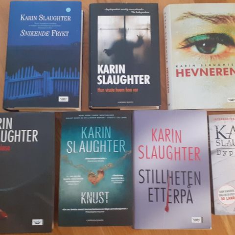 KARIN SLAUGHTER BØKER Oppdatert 03.09.2024