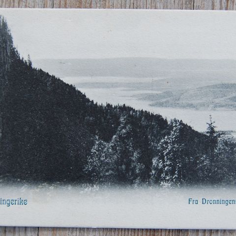 Postkort, Dronningens utsikt 1909