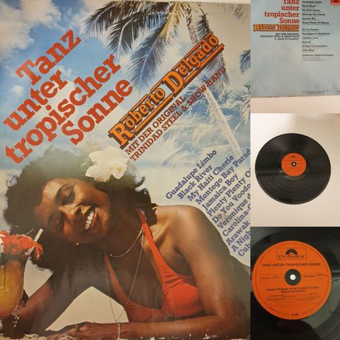 VINTAGE/RETRO LP-VINYL "TANZ UNTER TROPISCHER SONNE/ROBERTO DELGADO 1980"