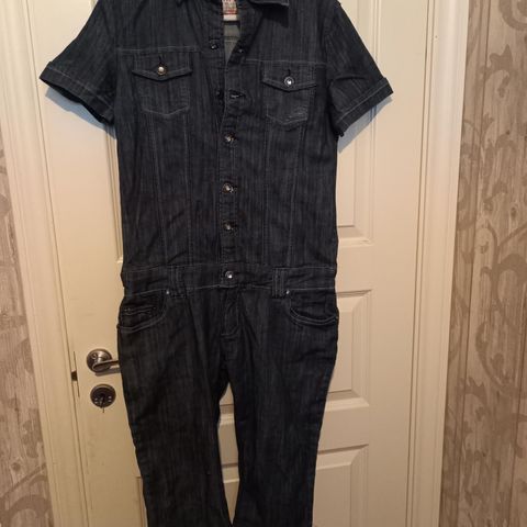 ### Denim  Jumpsuit ###