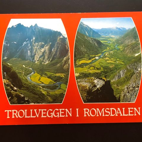 Trollveggen, Romsdal. ubrukt. (840A)