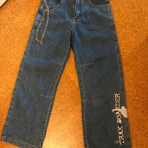 TRAX.  Tøff denim Jeans.. str. 140.  9 lommer  Ny, ubrukt.