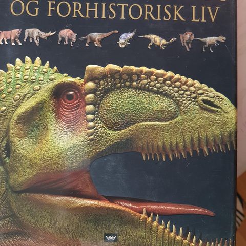 bok om dinosaurer og forhistorisk liv