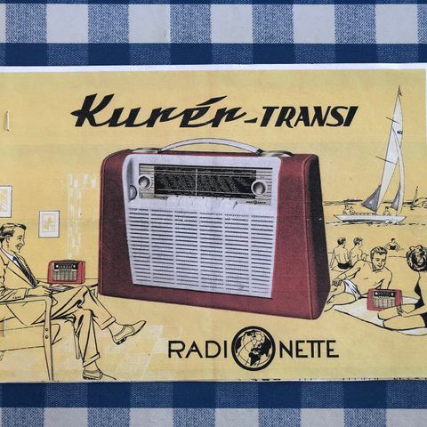 Radionette Transi Salgsbrosjyre mellom 1958 til 1963