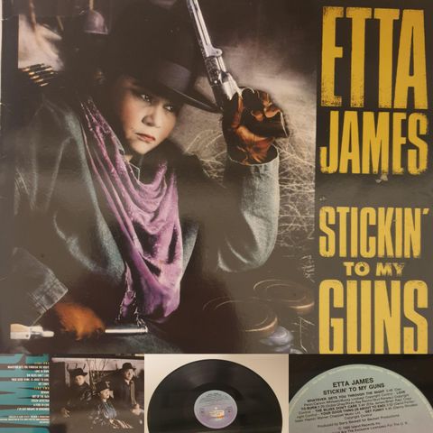 VINTAGE/RETRO LP-VINYL "ETTA JAMES/STICKIN TO MY GUNS 1990"