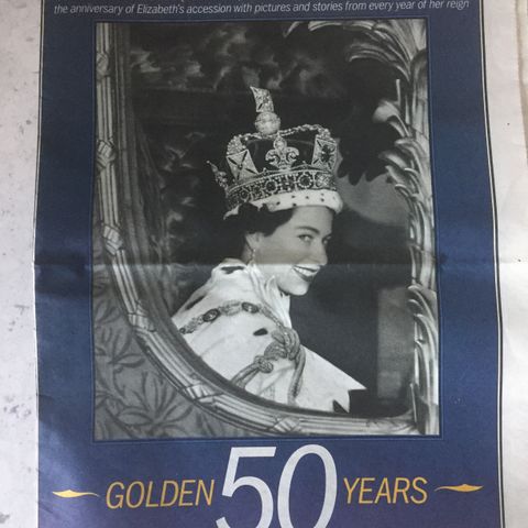 2002 Daily Express (UK) Newspapers - Queen Elizabeth Golden Jubilee
