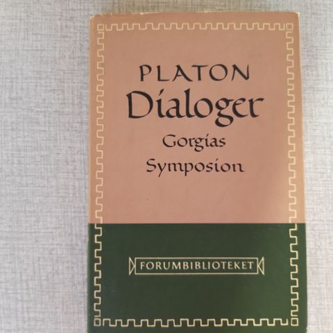 Platon - Dialoger Gorgias Symposion -  Svensk Språk