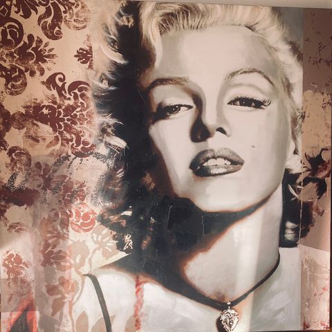 Canvas maleri Marilyn Monroe