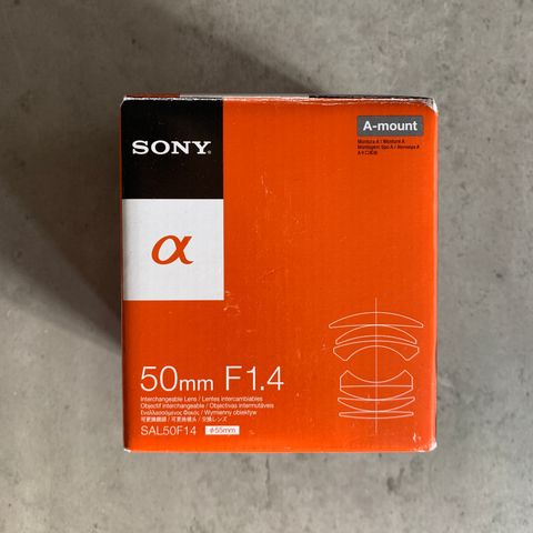 Sony 50mm f 1.4