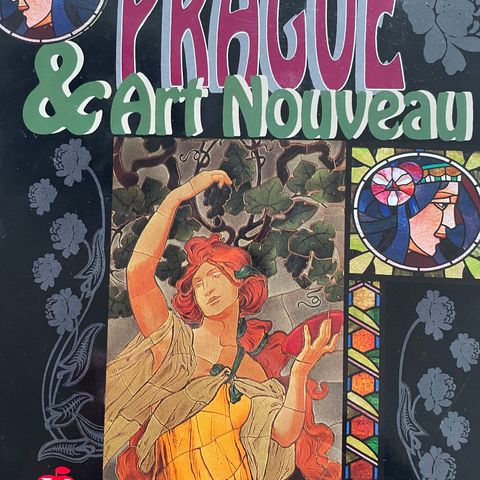 Prague & Art Nouveau. Bok om Jugendstil i Praha. Engelsk tekst.