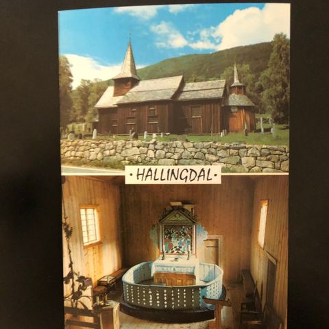 Hallingdal ubrukt. (925D)