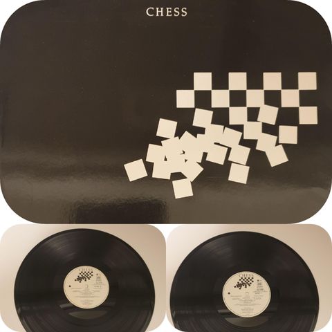 VINTAGE/RETRO LP-VINYL DOBBEL "CHESS 1984 INKLUDERT HEFTE"