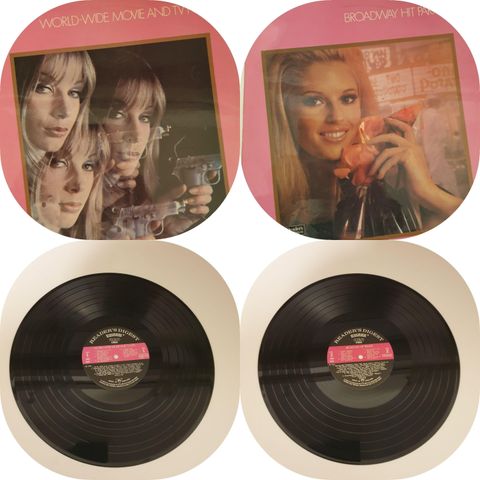 VINTAGE/RETRO LP-VINYL DOBBEL "WORLD WIDE MOVIE AND TV HITS "