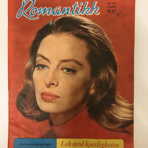 Romantikk #34, 1965 -- Capucine i "Obserst Strogoff slår til"