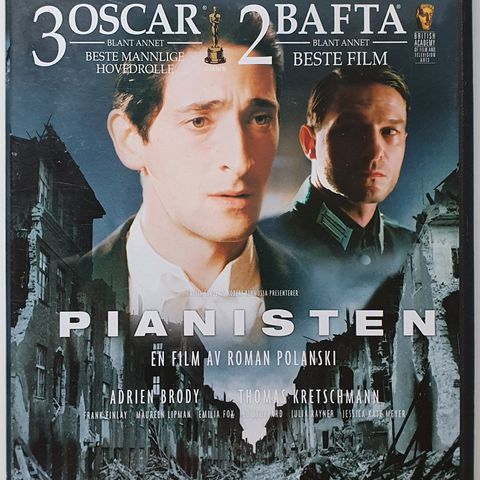 DVD "Pianisten" 2002💥Kjøp 4for100,-