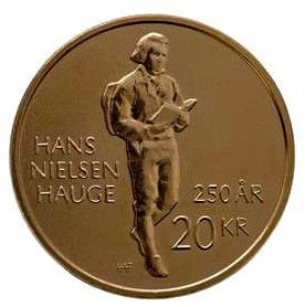 20 kr 2021 Hans Nielsen Hauge i kv 0