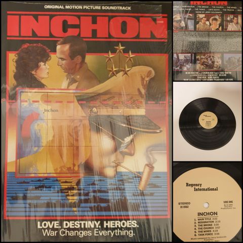 VINTAGE/RETRO LP-VINYL "INCHON/ORIGINAL MOTION PICTURE SOUNDTRACK 1982"