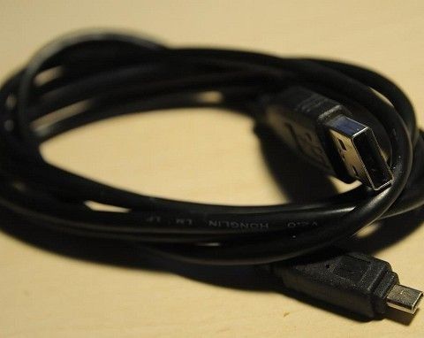 USB-A-til-5mm-USB- spesialkabel til radioutstyr og lignende