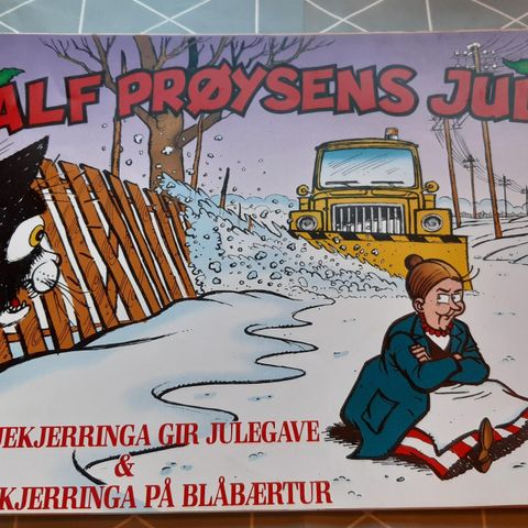 Julehefter Blondie 1991, Asterix 1990 , Pusur 1984, Alf Prøysen