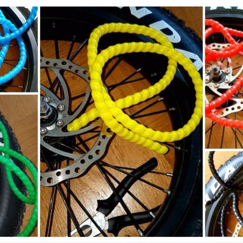 100kr  per Meter Ebike wire cable management spiral