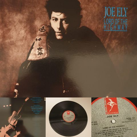 VINTAGE/RETRO LP-VINYL "JOE ELY/LORD OF THE HIGHWAY 1987"