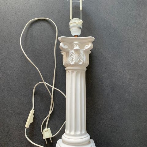 Gresk bordlampe u/skjerm