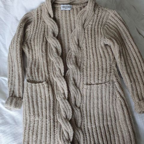 Tine Solheim genser/cardigan i ull