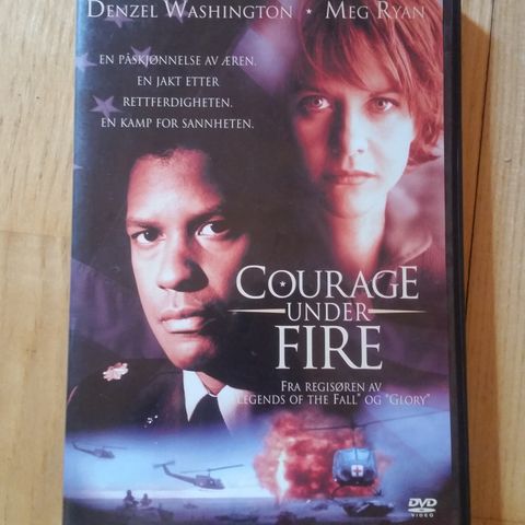 Courage Under Fire. DVD.( Denzel Washington og Meg Ryen)