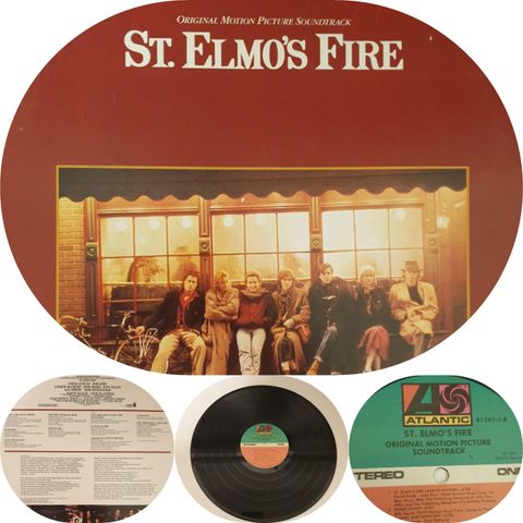 VINTAGE/RETRO LP-VINYL "ST. ELMO'S FIRE/ORIGINAL MOTION PICTURE SOUNDTRACK 1985"