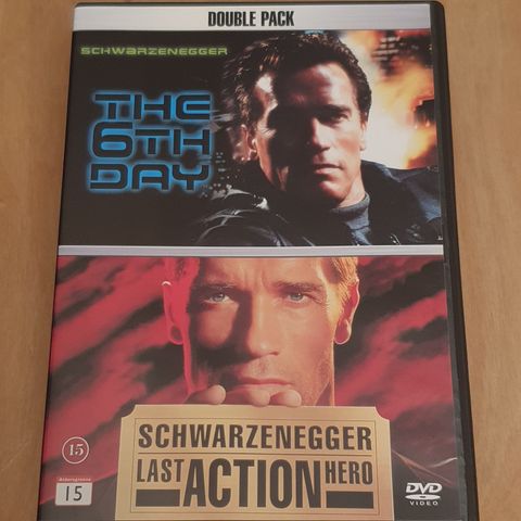 The Last Action Hero + The 6`th Day  ( DVD )