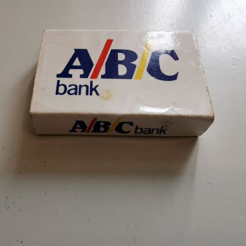 A/B/C bank reklamefyrstikker(1985-90) NITEDALS 02-671880. SO53